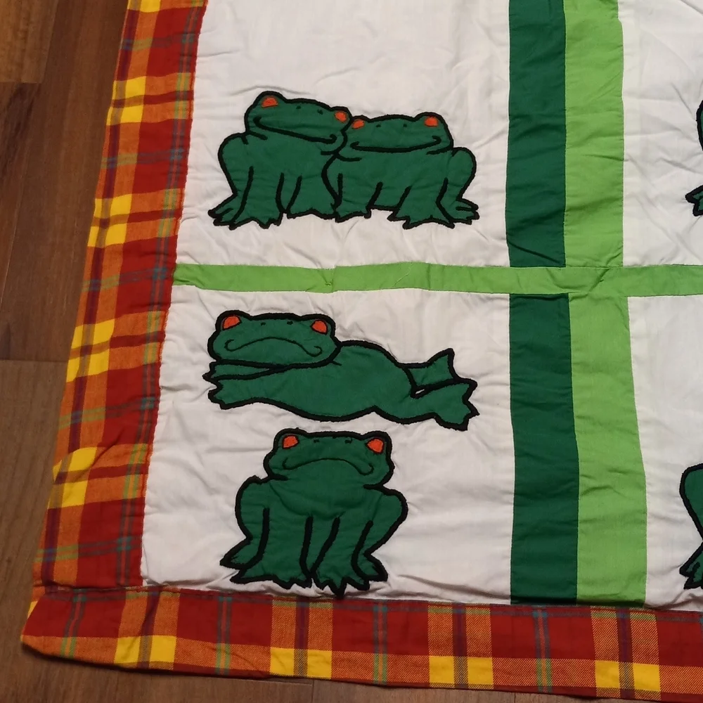 Handmade Frog Quilt For Baby/Child. 39